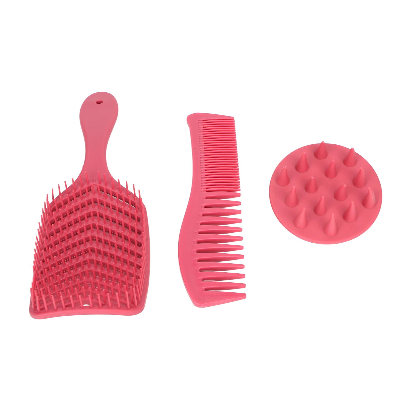 3 Pieces Hair Brush and Comb Set Hollow Comb Wide Tooth Comb Double Teeth Hair Washing Brush for Men Women
3 Pieces Hair Brush and Comb Set Hollow Comb Wide Tooth Comb Double Teeth Hair Washing Brush for Men Women