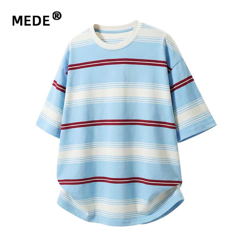 MEDE Unisex American Retro Striped T-Shirt M
MEDE Unisex American Retro Striped T-Shirt M