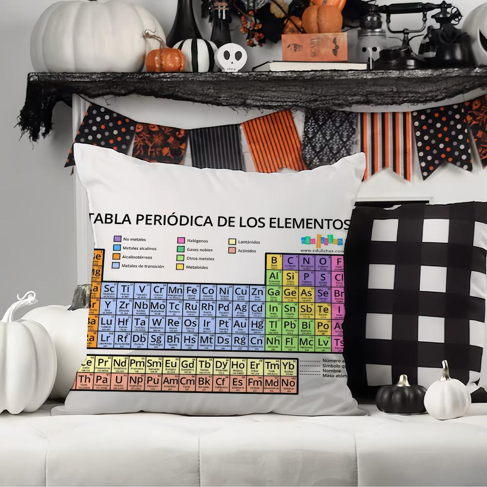 Periodic Table of the Elements Pillow Case Office Cushions Suitable For Sofa Car Bedroom Decorative Cushion Cover 12x12Inch
Periodic Table of the Elements Pillow Case Office Cushions Suitable For Sofa Car Bedroom Decorative Cushion Cover 12x12Inch
