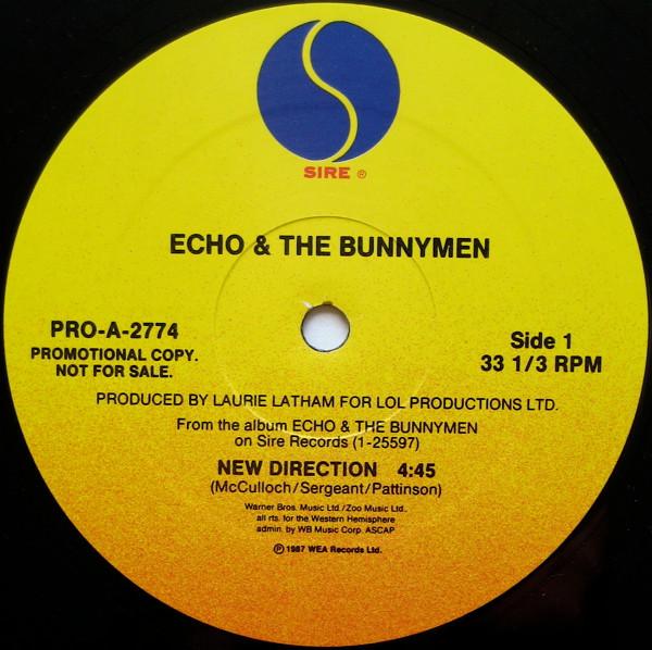 12-дюймовая пластинка ECHO & THE BUNNYMEN - New Direction PROA2774 Sire 1987 США Рок Б/У
12-дюймовая пластинка ECHO & THE BUNNYMEN - New Direction PROA2774 Sire 1987 США Рок Б/У