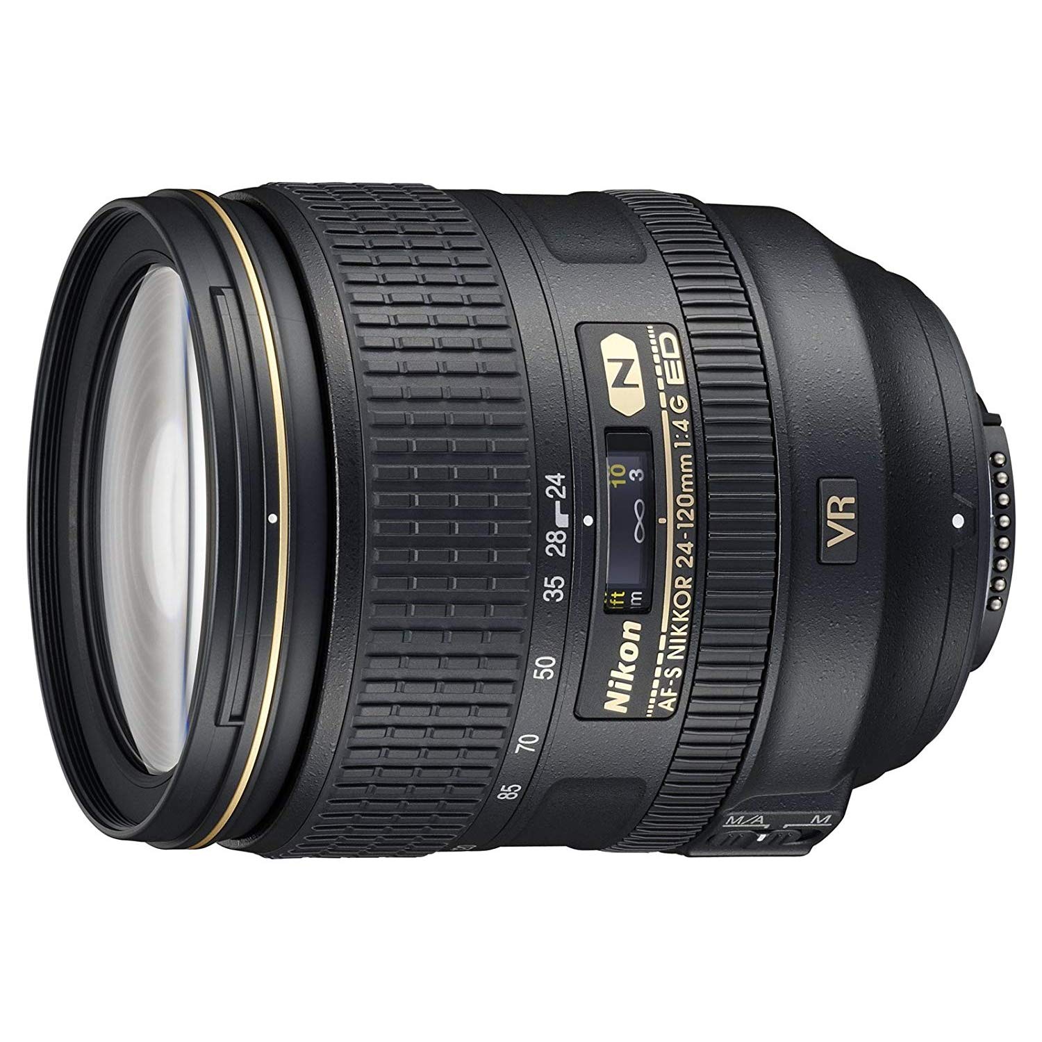 Стандартний зум-об’єктив Nikon AF-S NIKKOR 24-120mm f4G ED VR сумісний із повним розміром
Стандартний зум-об’єктив Nikon AF-S NIKKOR 24-120mm f4G ED VR сумісний із повним розміром