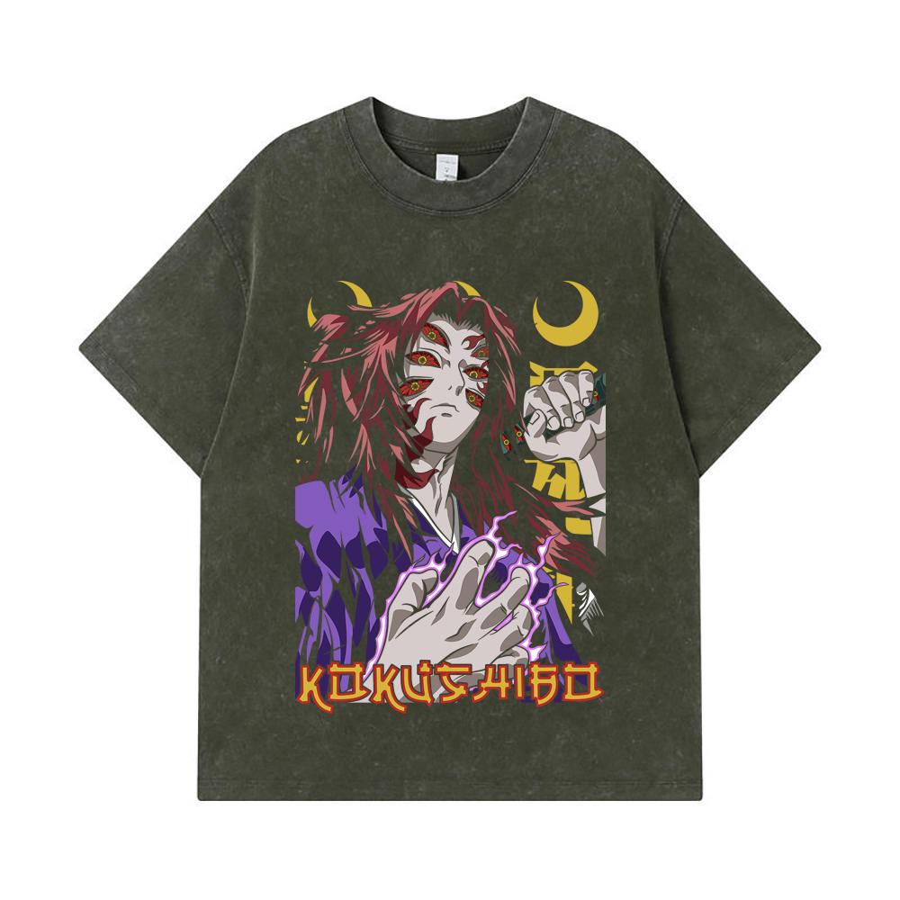 275 GSM Washed T-shirts 100% Cotton Demon Slayer V105 Kokushibo Print Unisex Heavy Cotton T Shirt S армия зеленый
275 GSM Washed T-shirts 100% Cotton Demon Slayer V105 Kokushibo Print Unisex Heavy Cotton T Shirt S армия зеленый