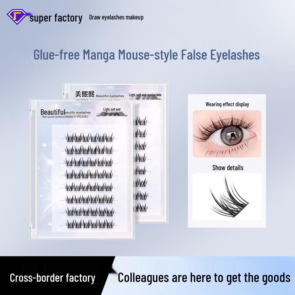 Mei Xi Xi Light Feather Self-Adhesive Fluffy Curled Eyelashes - No Glue Needed, Easy to Remove, Natural Photogenic Style With Glue (No Tools Included)
Mei Xi Xi Light Feather Self-Adhesive Fluffy Curled Eyelashes - No Glue Needed, Easy to Remove, Natural Photogenic Style With Glue (No Tools Included)