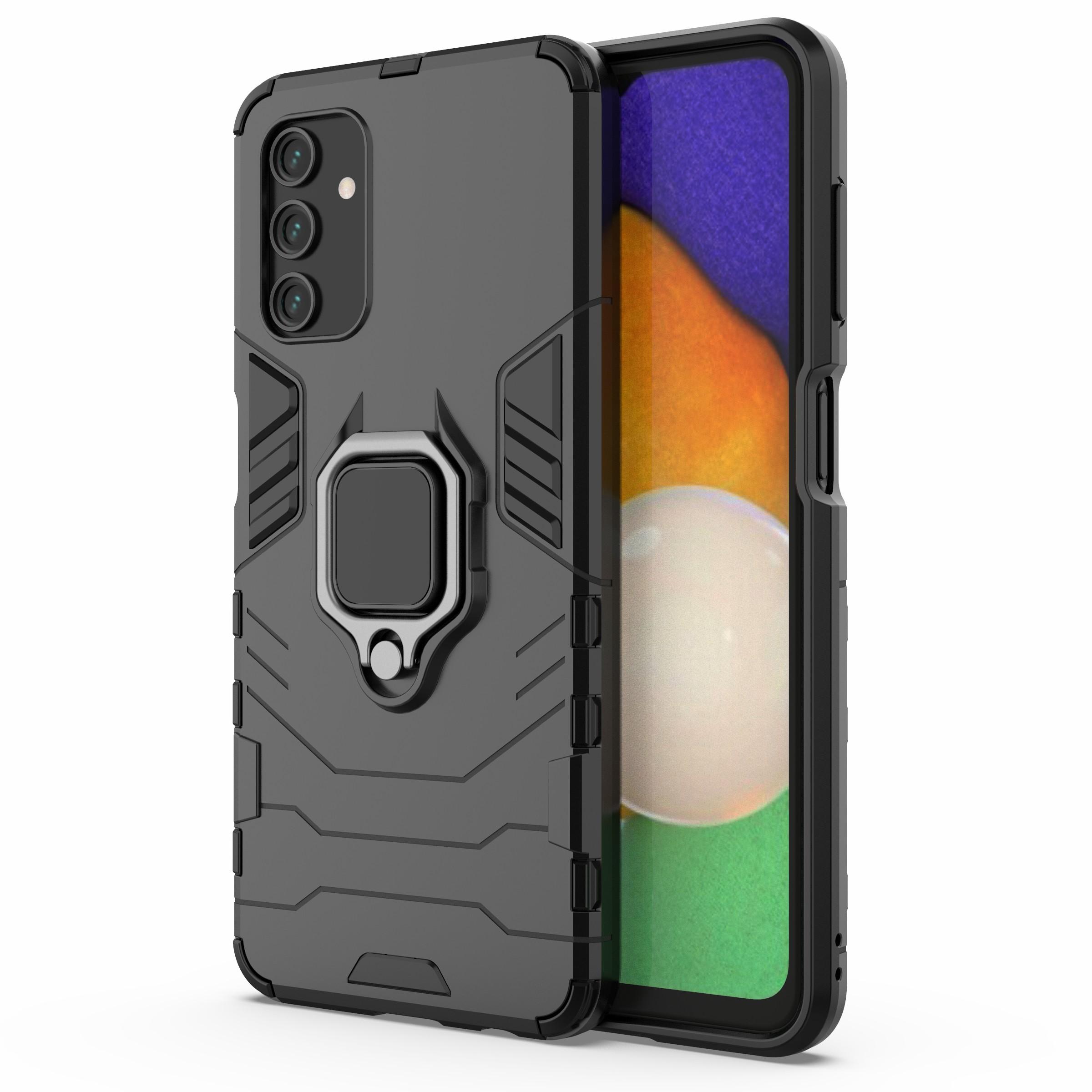 Shockproof Protection 2-in-1 Hybrid Hard PC Soft Flexible TPU Back Case with Ring Kickstand for Samsung Galaxy A13 4G/5G Black
Shockproof Protection 2-in-1 Hybrid Hard PC Soft Flexible TPU Back Case with Ring Kickstand for Samsung Galaxy A13 4G/5G Black