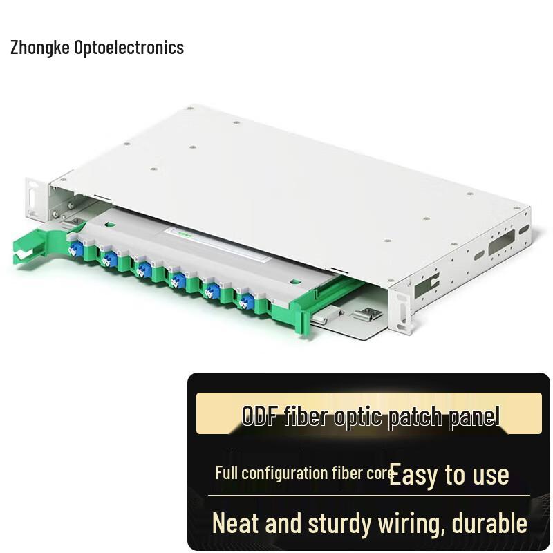 Zhongke Optoelectronics ZK-ODF Series 19-inch Rack-Mount Fiber Optic Distribution Frame LC Single Mode
Zhongke Optoelectronics ZK-ODF Series 19-inch Rack-Mount Fiber Optic Distribution Frame LC Single Mode
