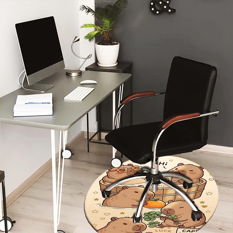 1PC Capybara Circle Non-Slip Floor Round carpet, Office, family, bedroom, Large Area Rug Indoor Rugs, Durable PolyesterH0332 80cm by 80cm
1PC Capybara Circle Non-Slip Floor Round carpet, Office, family, bedroom, Large Area Rug Indoor Rugs, Durable PolyesterH0332 80cm by 80cm
