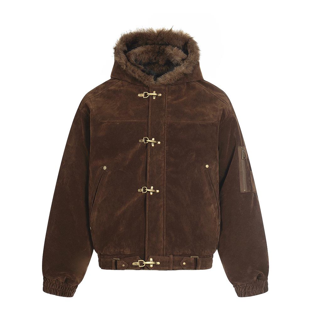 Men s Trendy American Street Style Hooded Fur Collar Cotton Jacket XL коричневий
Men s Trendy American Street Style Hooded Fur Collar Cotton Jacket XL коричневий