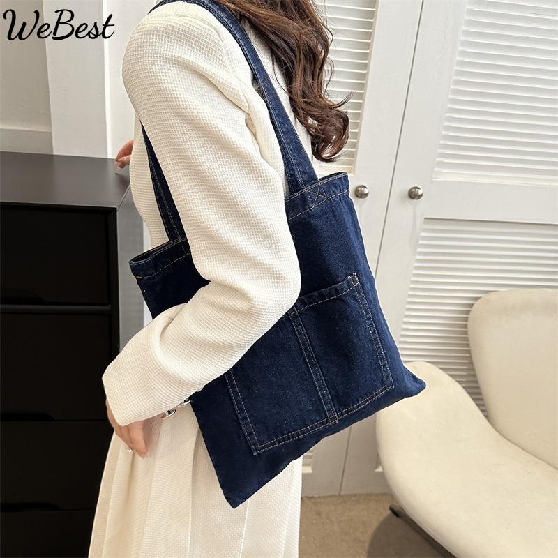 Denim Large Capacity Hundred Shoulder Armpit Bag New Casual Bag Tote Bag світло-синій колір
Denim Large Capacity Hundred Shoulder Armpit Bag New Casual Bag Tote Bag світло-синій колір
