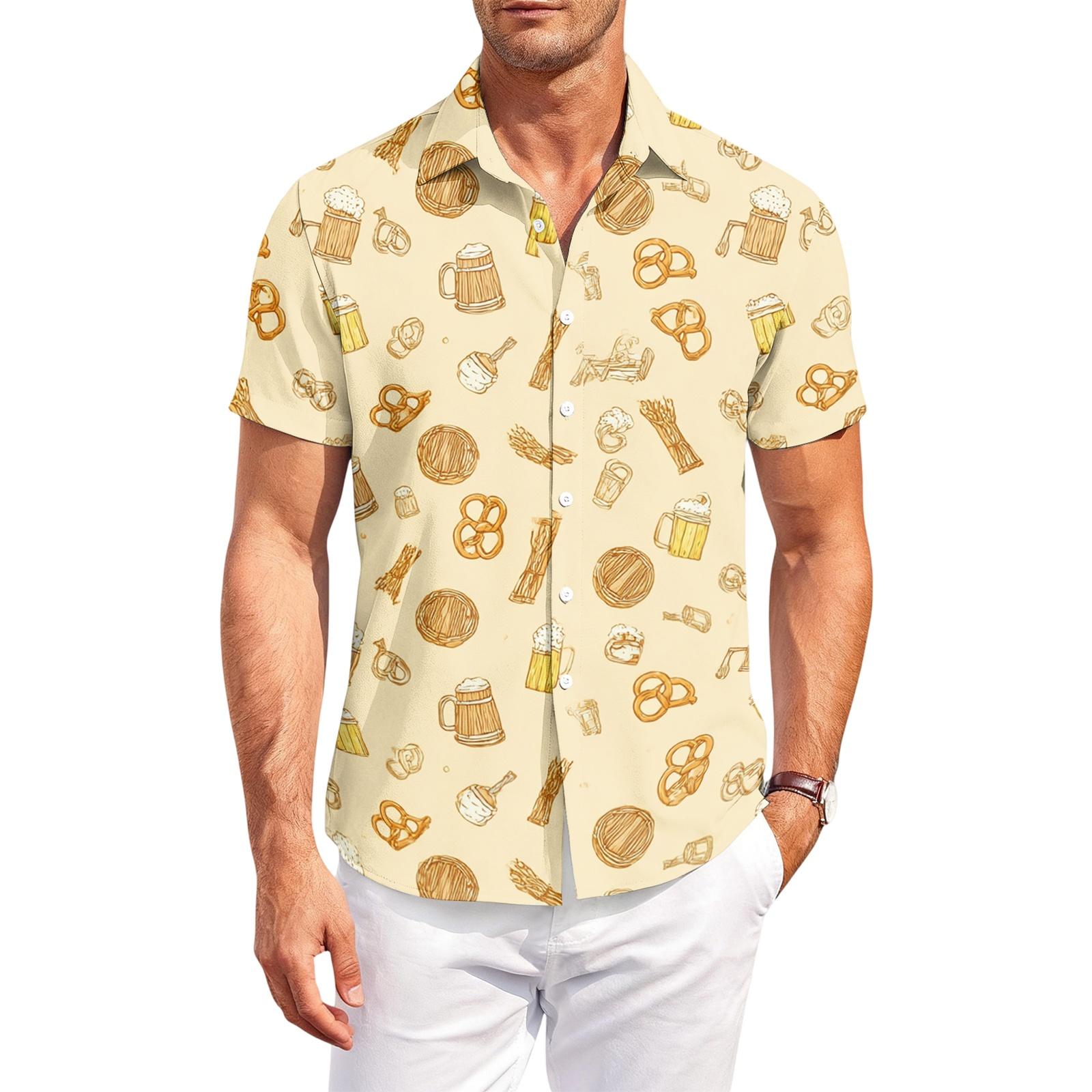 Men s Casual Loose Fit Short Sleeve Shirt with Beer Festival Print Button Down Collar Summer Top for Outdoor Activities and Daily Wear XXXXL шафрановый
Men s Casual Loose Fit Short Sleeve Shirt with Beer Festival Print Button Down Collar Summer Top for Outdoor Activities and Daily Wear XXXXL шафрановый
