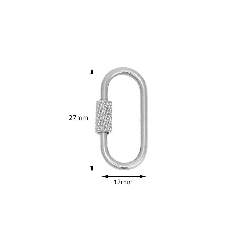 2/4Pcs Stainless Steel Gold Oval Heart Screw Locking Clasp Connector DIY Necklace Bracelet Keychain Jewelry Making Supplies gold 2 Pcs
2/4Pcs Stainless Steel Gold Oval Heart Screw Locking Clasp Connector DIY Necklace Bracelet Keychain Jewelry Making Supplies gold 2 Pcs