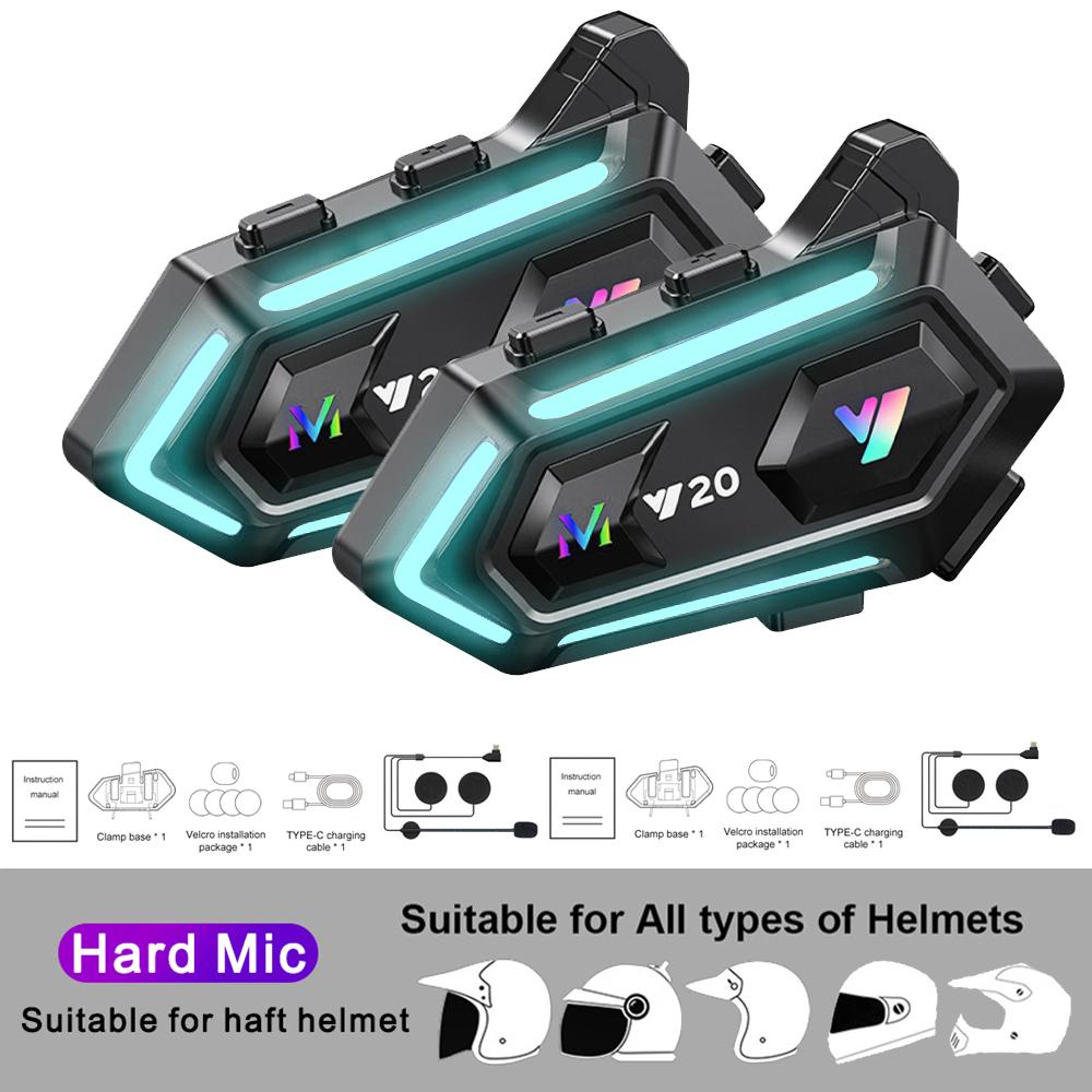 Гарнитура для мотоциклетного шлема Y20 Bluetooth 5.3 - RGB-подсветка, водонепроницаемость IPX6, срок службы батареи 25 часов 1-Pack чёрный
Гарнитура для мотоциклетного шлема Y20 Bluetooth 5.3 - RGB-подсветка, водонепроницаемость IPX6, срок службы батареи 25 часов 1-Pack чёрный