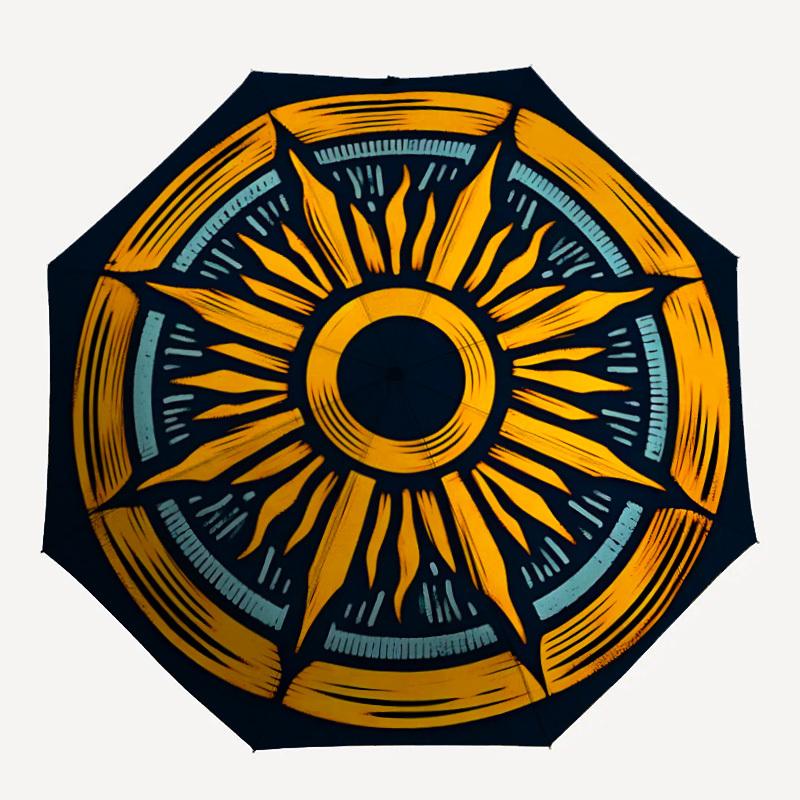 1pc Sun Mandala Automatic Folding Umbrella - Compact 8-Rib Design, Durable Plastic & Iron, Lightweight for Outdoor Daily Use062
1pc Sun Mandala Automatic Folding Umbrella - Compact 8-Rib Design, Durable Plastic & Iron, Lightweight for Outdoor Daily Use062