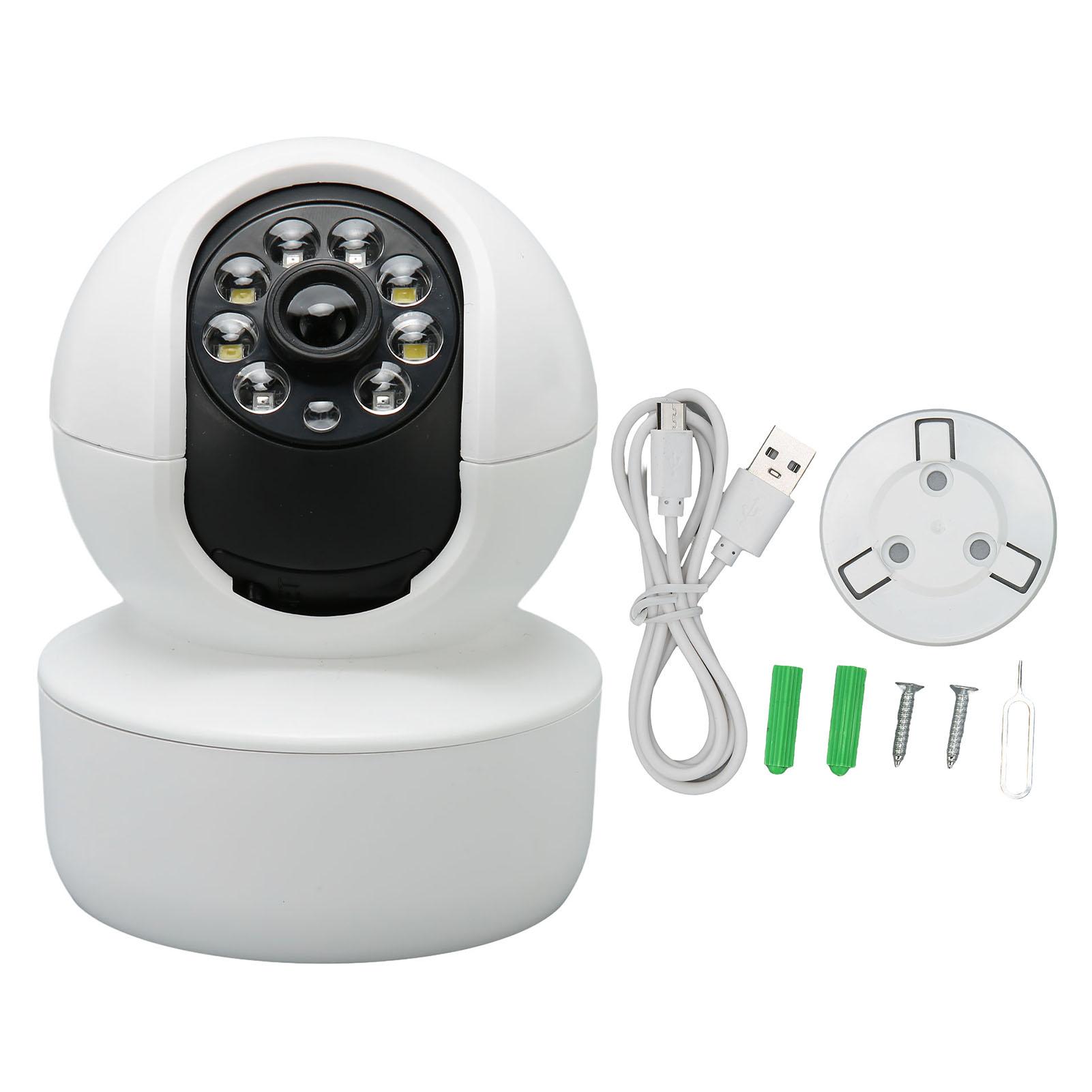 Smart Security Camera 1080P Wireless Connection Two Way Audio Remote Monitor Motion Detection
Smart Security Camera 1080P Wireless Connection Two Way Audio Remote Monitor Motion Detection