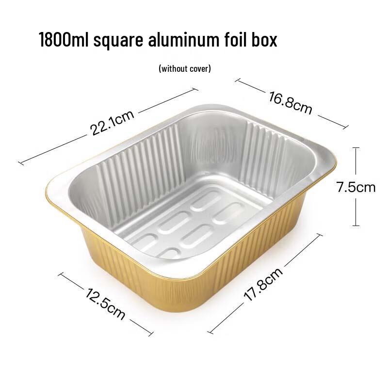 Sheng Bi Lai Disposable Aluminum Foil Food Containers
Sheng Bi Lai Disposable Aluminum Foil Food Containers