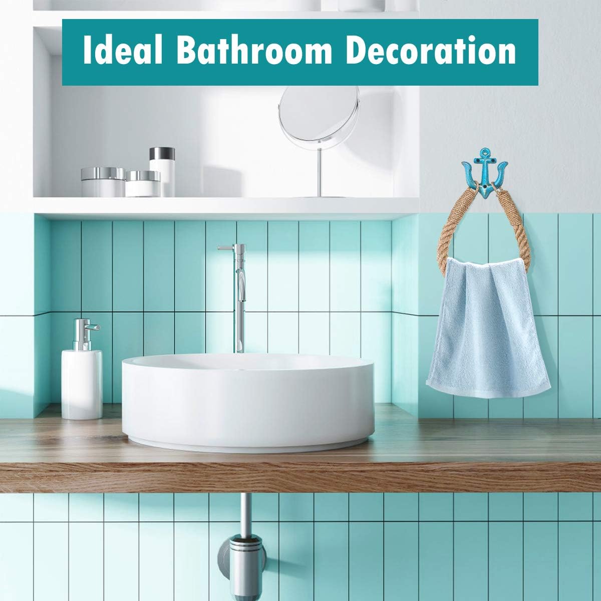 Морской держатель для туалетной бумаги настенный веревочный держатель для бумажных рулонов и полотенец для ванной комнаты, натуральная деревенская джутовая веревка с якорем для
Морской держатель для туалетной бумаги настенный веревочный держатель для бумажных рулонов и полотенец для ванной комнаты, натуральная деревенская джутовая веревка с якорем для