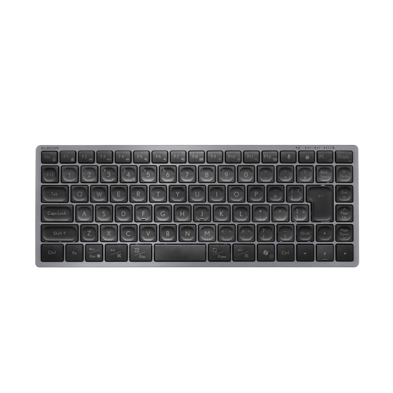 ELECOM Wireless Keyboard Precisionist Bluetooth 2.4GHz Wireless Multi-Pairing (4 Devices) Rechargeable Slim Pantograph Mini Size Black TK-PN1075MPABK чорний
ELECOM Wireless Keyboard Precisionist Bluetooth 2.4GHz Wireless Multi-Pairing (4 Devices) Rechargeable Slim Pantograph Mini Size Black TK-PN1075MPABK чорний