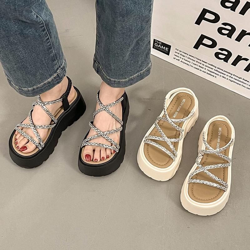 Wear light shoes versatile soft-soled beach shoes rhinestone fairy wind platform sandals female 2025 summer new 35 бежевый
Wear light shoes versatile soft-soled beach shoes rhinestone fairy wind platform sandals female 2025 summer new 35 бежевый