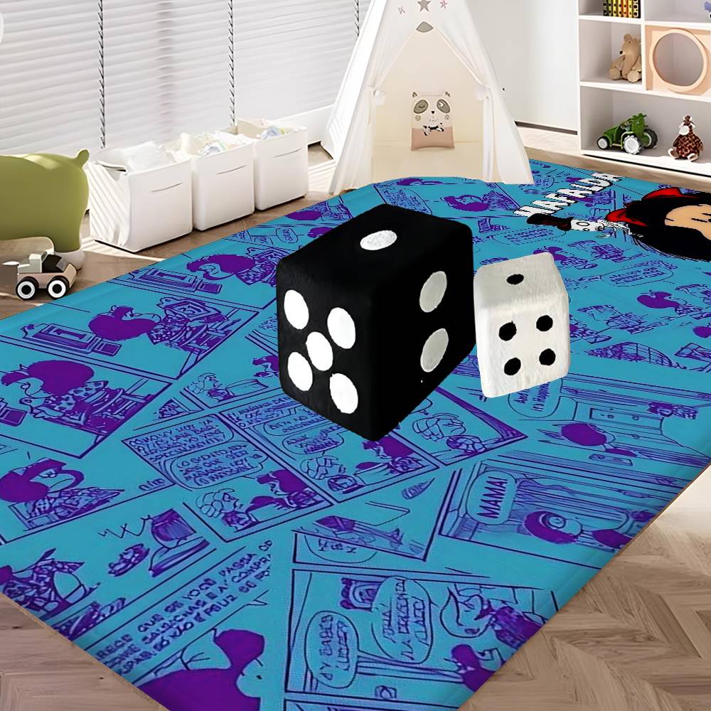 M-Mafalda Cartoon Room Mats Anti-slip Absorb Water Long Strip Cushion Bedroon Mat Household Carpets 40x60cm
M-Mafalda Cartoon Room Mats Anti-slip Absorb Water Long Strip Cushion Bedroon Mat Household Carpets 40x60cm