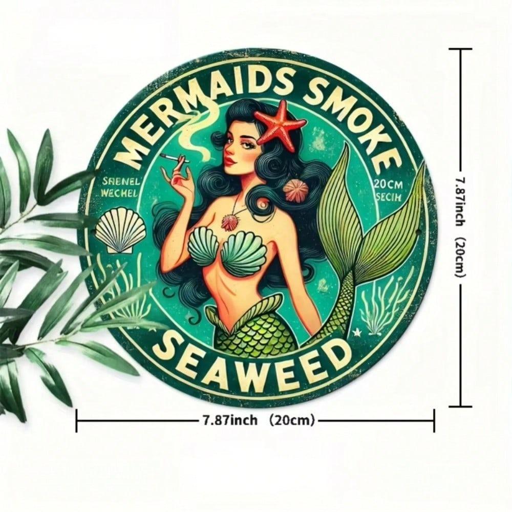 Vintage Mermaid Sea Foil Iron Wall Art Metal Sign 8x8 Inch Seaweed 2D Flat Engraving Home Decor 20x20
Vintage Mermaid Sea Foil Iron Wall Art Metal Sign 8x8 Inch Seaweed 2D Flat Engraving Home Decor 20x20