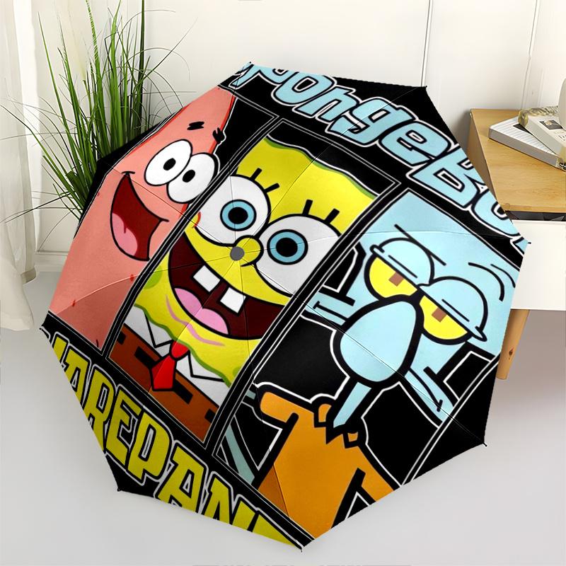 SpongeBob SquarePants Automatic Open/CloseUmbrella CuteUmbrella with Cute Design, Portable 3 Fold Compact Umbrella for Men & Women
SpongeBob SquarePants Automatic Open/CloseUmbrella CuteUmbrella with Cute Design, Portable 3 Fold Compact Umbrella for Men & Women