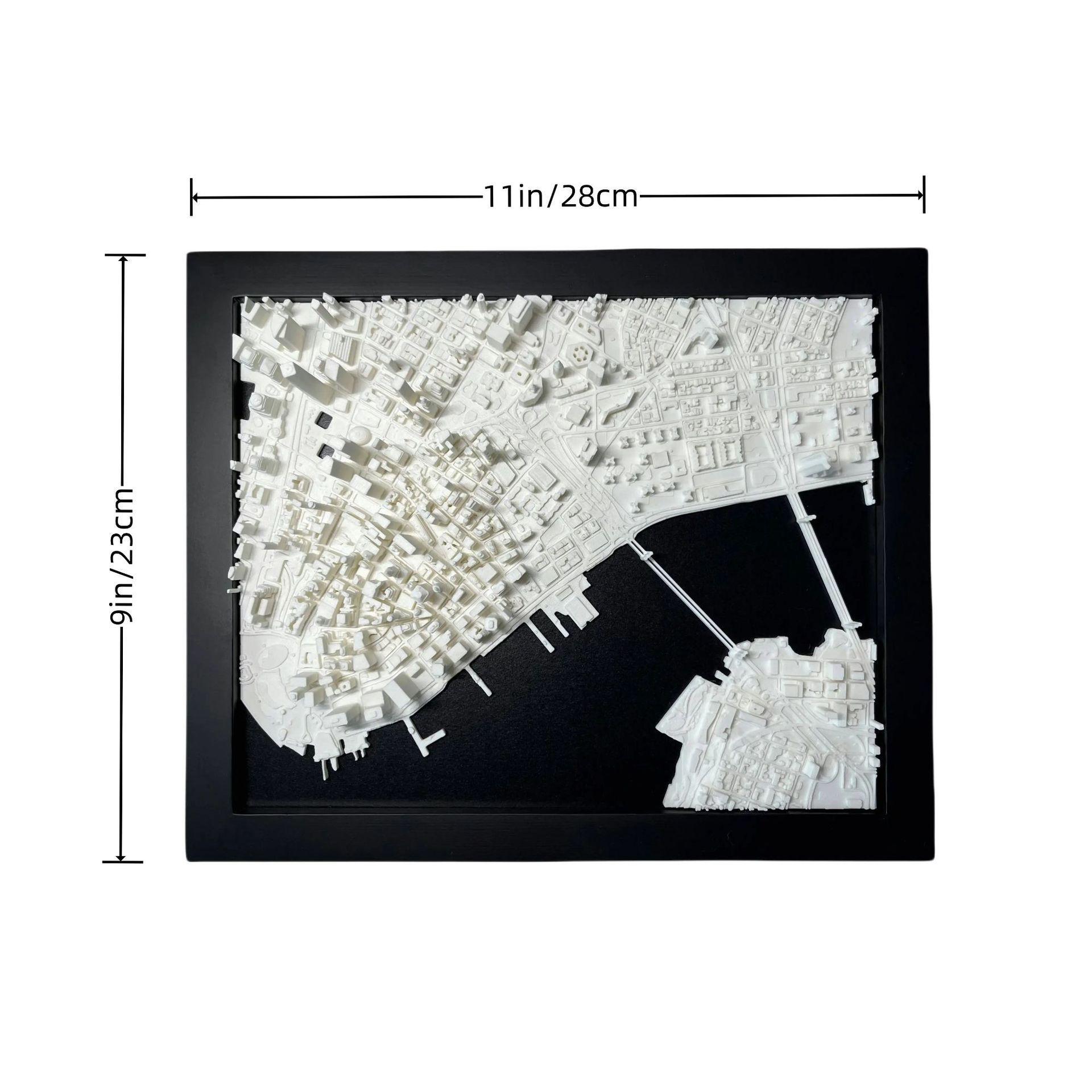 3D Printed Manhattan City Center Micro Model Wall & Desk Ornament чёрный
3D Printed Manhattan City Center Micro Model Wall & Desk Ornament чёрный