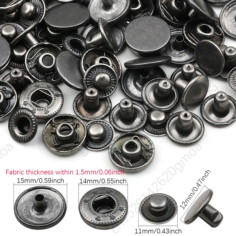 20 комплектів/упаковка 10-15 мм металеві кнопки-застібки швейні аксесуари botones кнопки для одягу сумок шкіри пресовані застібки 20Sets
20 комплектів/упаковка 10-15 мм металеві кнопки-застібки швейні аксесуари botones кнопки для одягу сумок шкіри пресовані застібки 20Sets