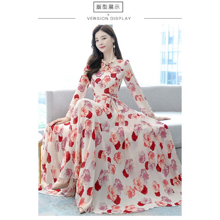 Winter Korean version slim and thin new dress hot mom long sleeve mom dress big skirt new winter chiffon XL рожевий червоний колір
Winter Korean version slim and thin new dress hot mom long sleeve mom dress big skirt new winter chiffon XL рожевий червоний колір