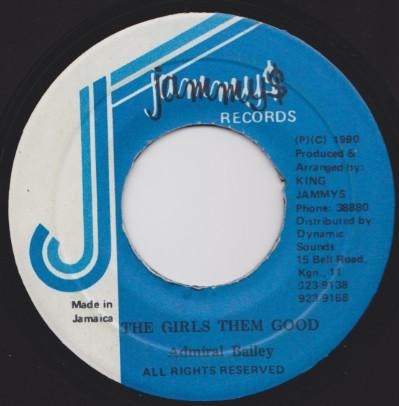 7inch Record ADMIRAL BAILEY - The Girls Them Good NONE Jammy s Records 1990 Japan Reggae, Ska & Dub Used
7inch Record ADMIRAL BAILEY - The Girls Them Good NONE Jammy s Records 1990 Japan Reggae, Ska & Dub Used