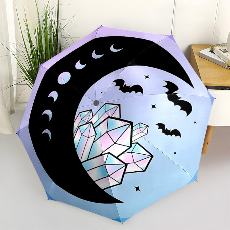 1pc Moon Phase Crystal Cluster Automatic Open/Close Umbrella - Portable Collapsible Umbrella with 8-Rib Stability, Fashion Lovers yy251017095
1pc Moon Phase Crystal Cluster Automatic Open/Close Umbrella - Portable Collapsible Umbrella with 8-Rib Stability, Fashion Lovers yy251017095