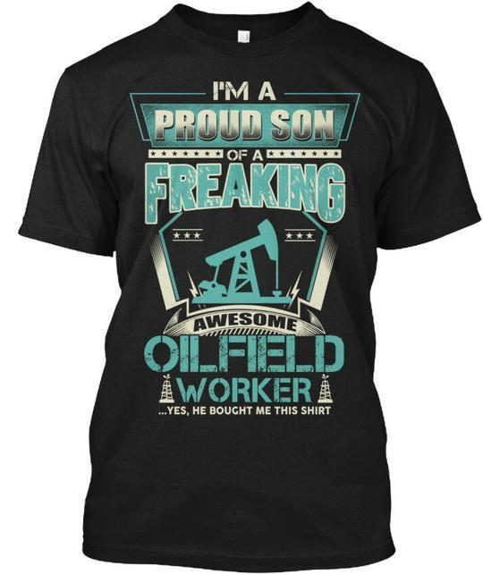 Proud Son Of Oilfield Worker Im A Freaking T-Shirt Made in the USA Size S to 5XL XL
Proud Son Of Oilfield Worker Im A Freaking T-Shirt Made in the USA Size S to 5XL XL
