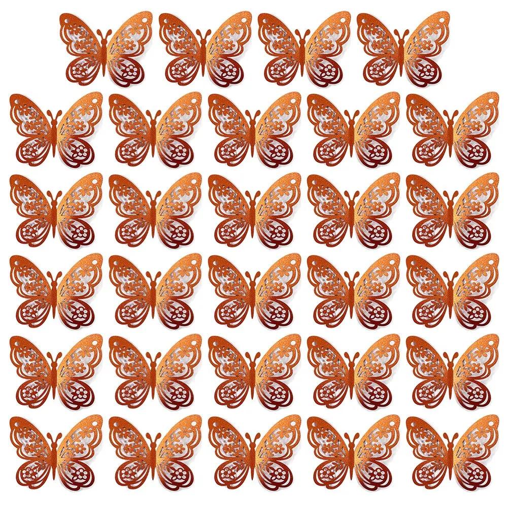 PVC Butterfly Stickers 3D Butterfly Wall Stickers Eye-catching Design Flexible Usage Options Realistic Appearance 3D Stickers помаранчевий
PVC Butterfly Stickers 3D Butterfly Wall Stickers Eye-catching Design Flexible Usage Options Realistic Appearance 3D Stickers помаранчевий