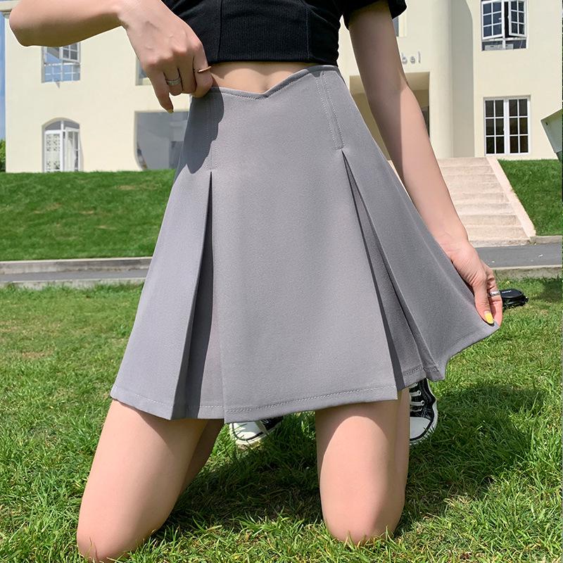 High Waist Gray Pleated Bodycon Skirt for Women - Petite A-Line Short Slit Midi Skirt for All Seasons S сірий колір
High Waist Gray Pleated Bodycon Skirt for Women - Petite A-Line Short Slit Midi Skirt for All Seasons S сірий колір