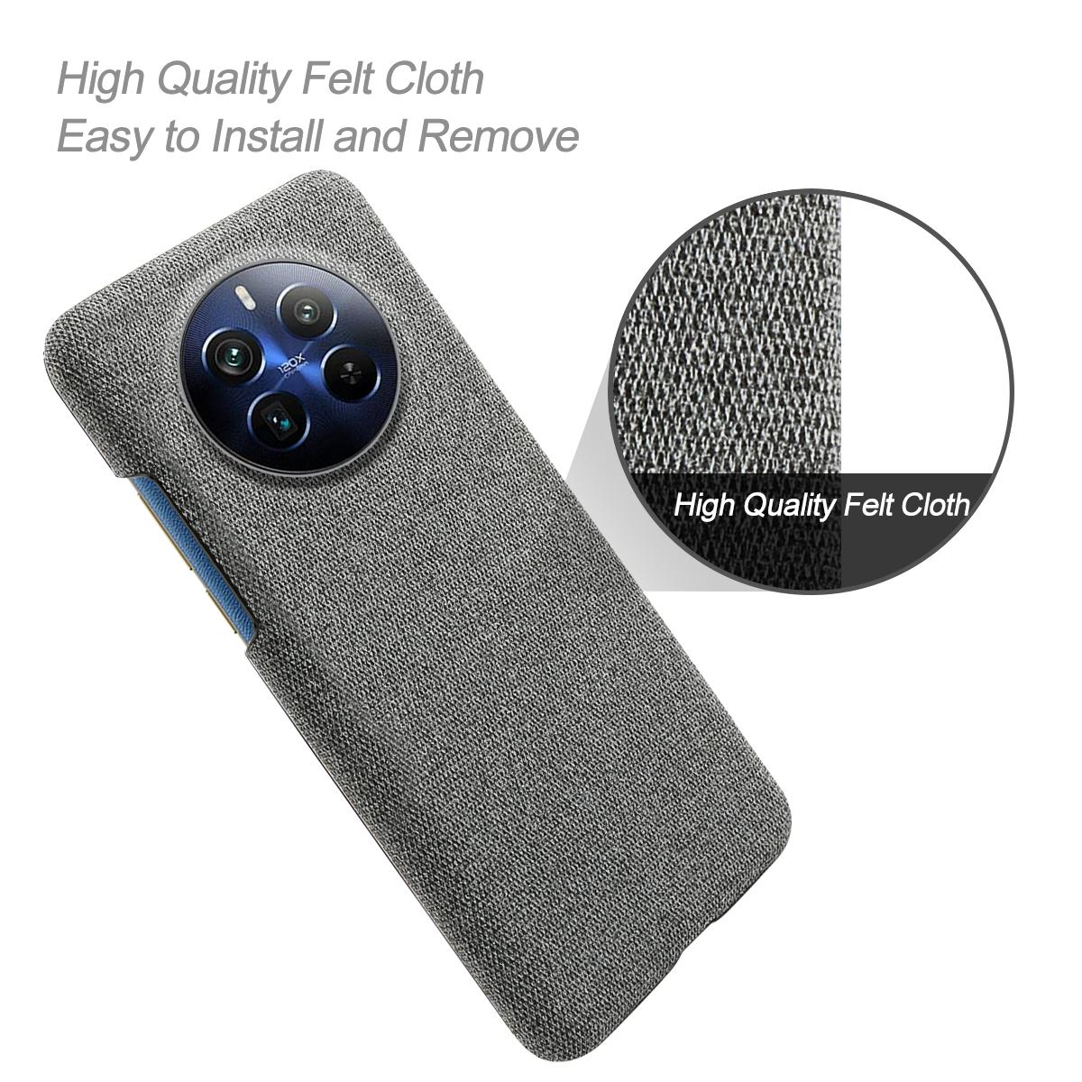 For Realme 12 Pro 5G/12 Pro+ 5G Case Scratch-resistant PC+Cloth Smart Phone Back Protector Grey
For Realme 12 Pro 5G/12 Pro+ 5G Case Scratch-resistant PC+Cloth Smart Phone Back Protector Grey