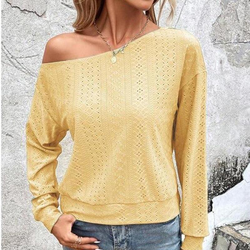 2026 Sexy Diagonal Shoulder Collar Women Blouse Casual Solid Color Autumn Long Sleeve Tops Hollow Out Loose Simple Shirts 28755 XXL жовтий
2026 Sexy Diagonal Shoulder Collar Women Blouse Casual Solid Color Autumn Long Sleeve Tops Hollow Out Loose Simple Shirts 28755 XXL жовтий