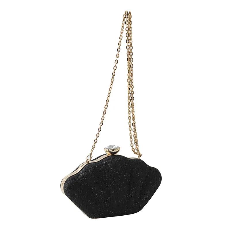 Fashion Shell Shape Lipstick Bag For Women Luxury Designer Evening Bag High Quality Shoulder Bags Cute Purses Crossbody Bag 2023 чёрный
Fashion Shell Shape Lipstick Bag For Women Luxury Designer Evening Bag High Quality Shoulder Bags Cute Purses Crossbody Bag 2023 чёрный