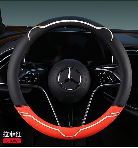 Leather Steering Wheel Cover for All Seasons - Anti-Slip Universal Car Steering Wheel Cover Leather Car Steering Wheel Protector
Leather Steering Wheel Cover for All Seasons - Anti-Slip Universal Car Steering Wheel Cover Leather Car Steering Wheel Protector