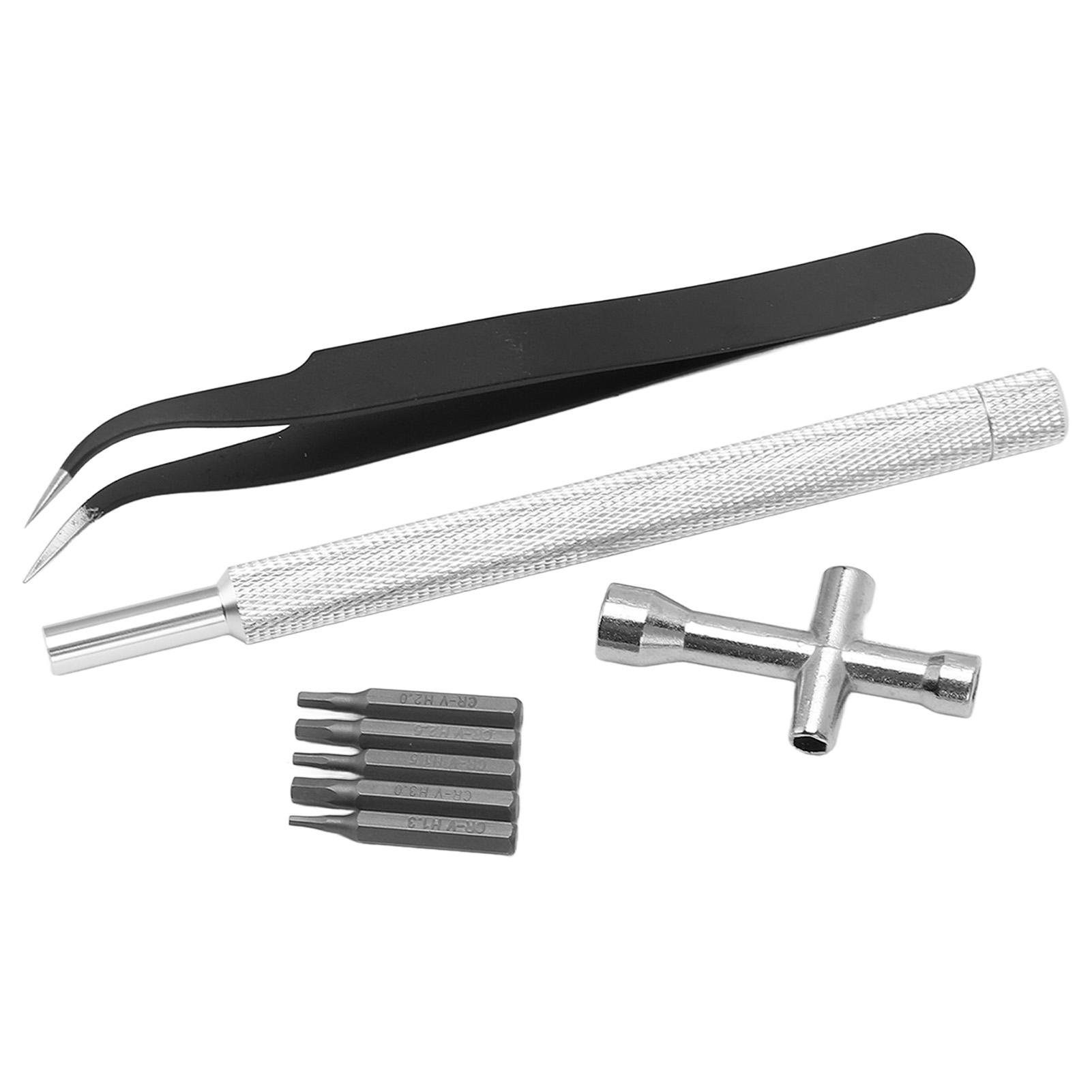 RC Repair Tools Set Ergonomic Design High Accuracy Strong RC Car Tool Kit for RC Cars Model Aircraft
RC Repair Tools Set Ergonomic Design High Accuracy Strong RC Car Tool Kit for RC Cars Model Aircraft
