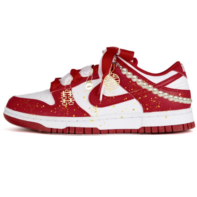 Nike Dunk Nike Wedding Shoes Couple Abrasion Resistant Lightweight Low top Skateboard Shoes Unisex Red Gold DD1391-002(Team562-) 36.5
Nike Dunk Nike Wedding Shoes Couple Abrasion Resistant Lightweight Low top Skateboard Shoes Unisex Red Gold DD1391-002(Team562-) 36.5