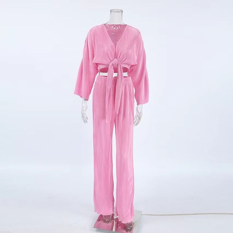 Fashion Cardigan Long Sleeves Top and Trousers Loose Casual Two-Piece Suit Cardigan Top and Pants Set Pink S
Fashion Cardigan Long Sleeves Top and Trousers Loose Casual Two-Piece Suit Cardigan Top and Pants Set Pink S