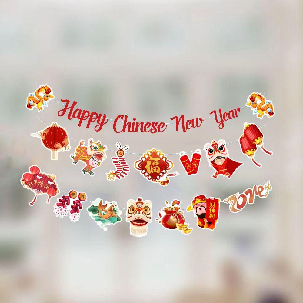Red New Year Banners Paper Happy New Year Flag Creative 2024 Chinese New Year Pull Flag Home
Red New Year Banners Paper Happy New Year Flag Creative 2024 Chinese New Year Pull Flag Home