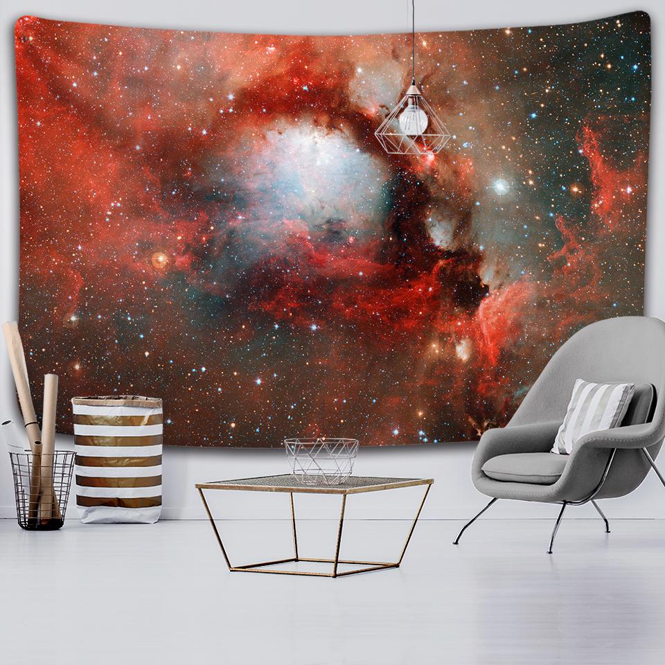 Планетарный гобелен, космическое пространство, Галактика, Вселенная, Солнечная система, гобелен, фреска, спальня, гостиная, украшение для дома, занавеска 100X75CM