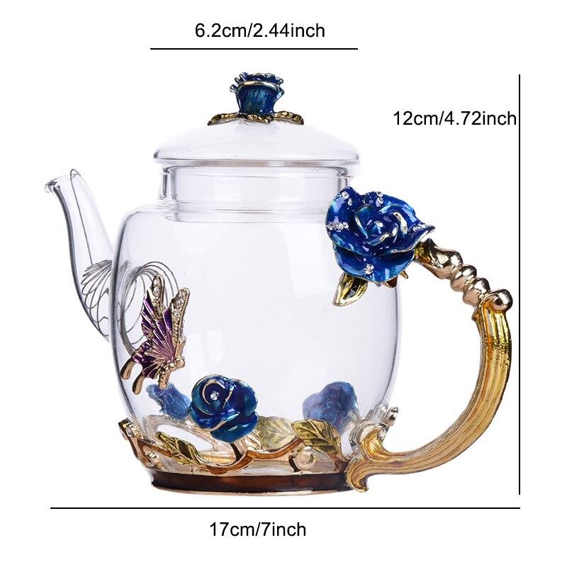 Креативные чайники для кунг-фу с ручной росписью, термостойкое стекло, эмалированный чайник, высококачественные цветочные чайные горшки, кофейный сок, холодный синий
Креативные чайники для кунг-фу с ручной росписью, термостойкое стекло, эмалированный чайник, высококачественные цветочные чайные горшки, кофейный сок, холодный синий