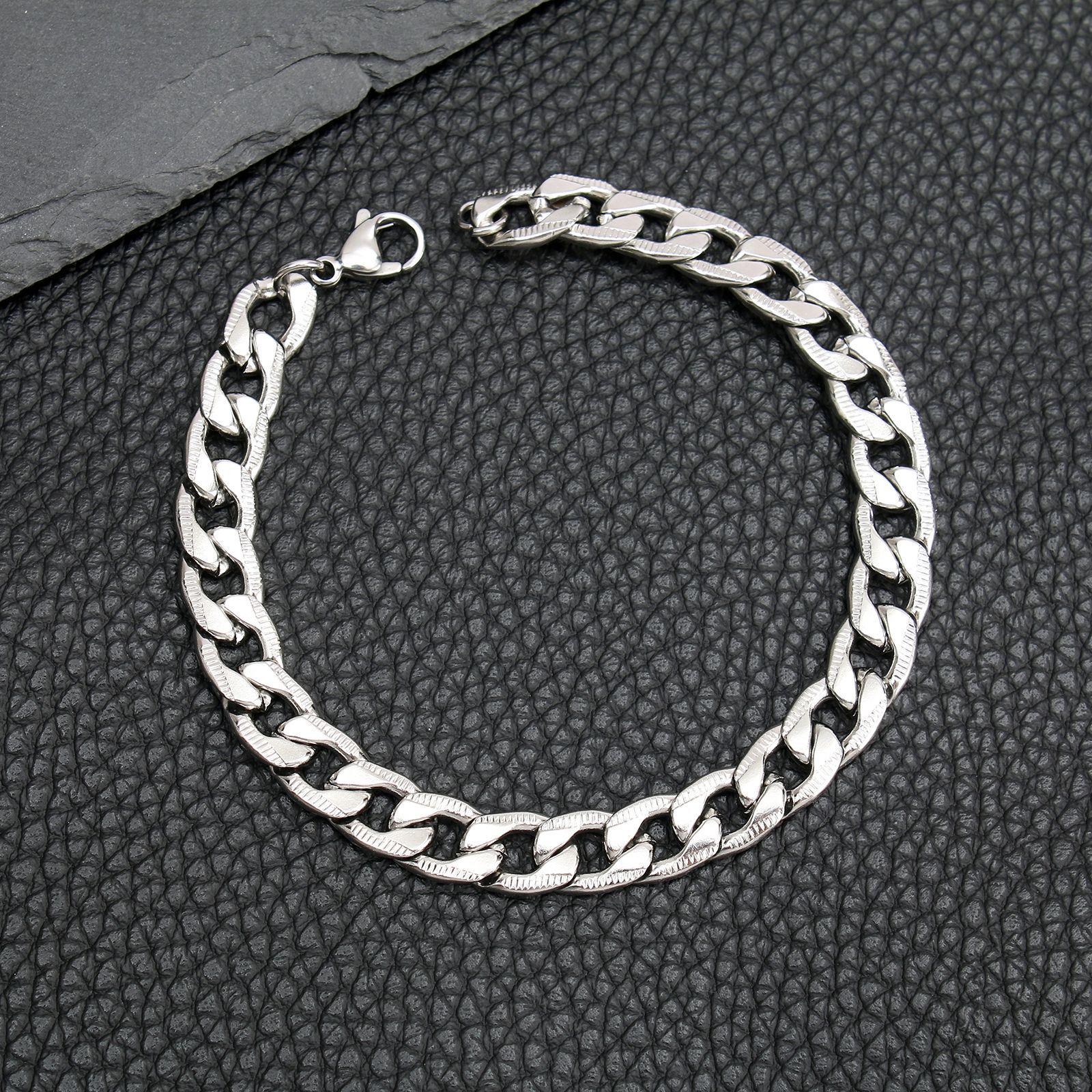 2023 European and American Style Men s Stainless Steel Embossed Bracelet in Ins Wind Design
2023 European and American Style Men s Stainless Steel Embossed Bracelet in Ins Wind Design