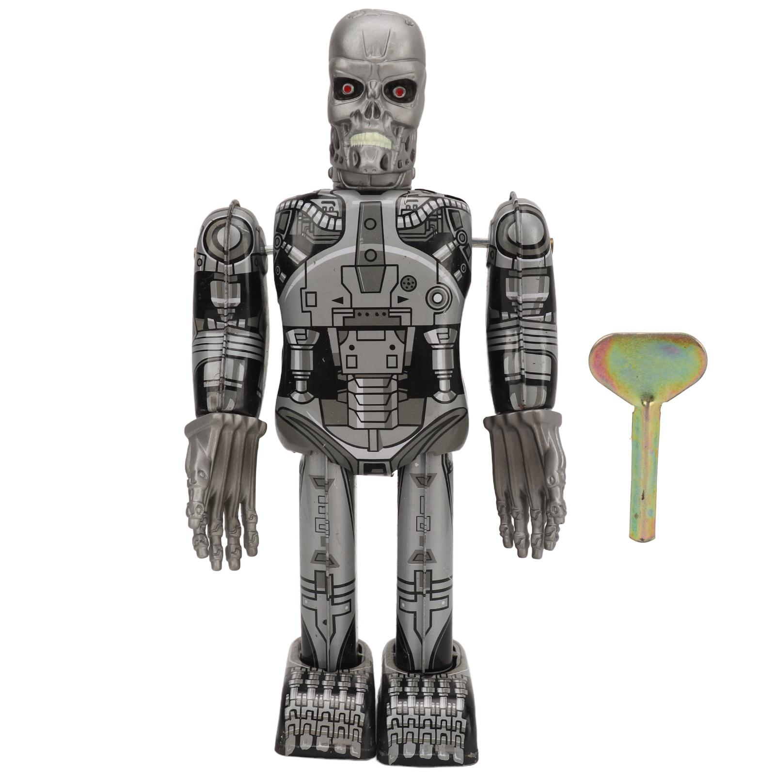 Wind Up Vintage Skull Robot Toys Clockwork Walking Toy Tinplate Toy for Collection Decoration Gift
Wind Up Vintage Skull Robot Toys Clockwork Walking Toy Tinplate Toy for Collection Decoration Gift