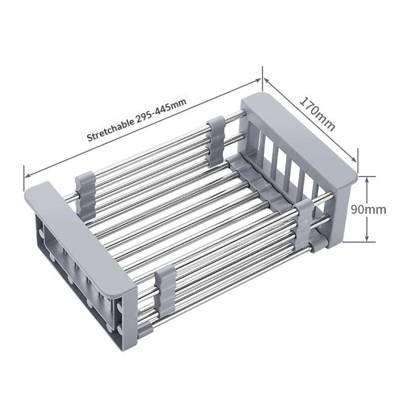 Stainless Steel Expandable Dish Rack - Adjustable Height/Width, No-Drip Design, Fits Any Sink Or Countertop Drain Rack серый
Stainless Steel Expandable Dish Rack - Adjustable Height/Width, No-Drip Design, Fits Any Sink Or Countertop Drain Rack серый