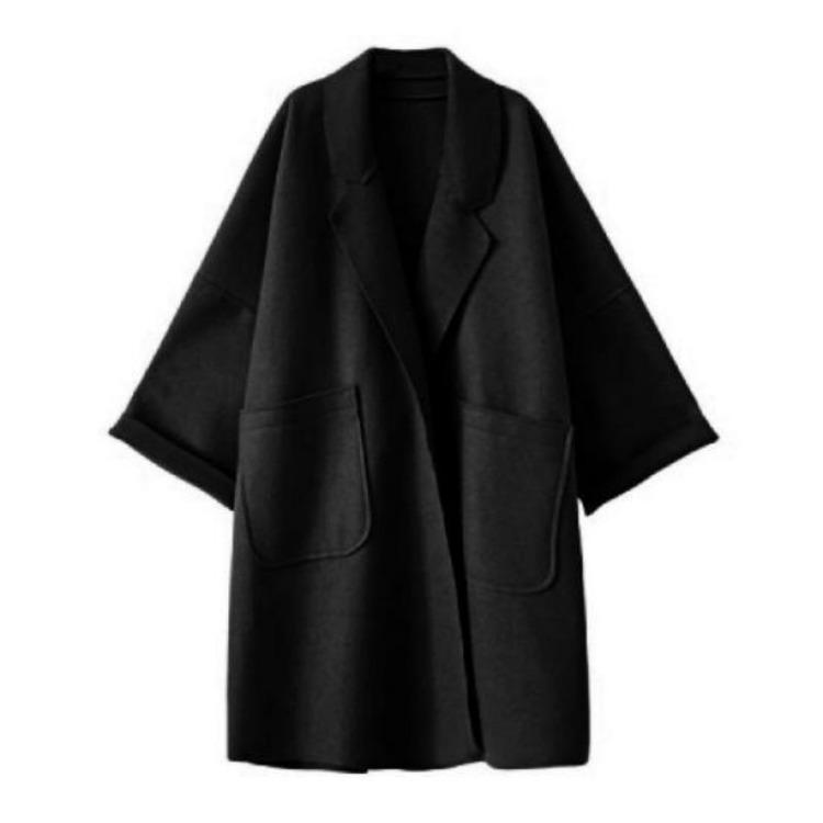 Plus Size Women Winter Coat Thickened Loose Turn Down Collar Long Sleeves Pure Color Cold Proof Pockets Notch Collar Outerwear 4XL чорний
Plus Size Women Winter Coat Thickened Loose Turn Down Collar Long Sleeves Pure Color Cold Proof Pockets Notch Collar Outerwear 4XL чорний