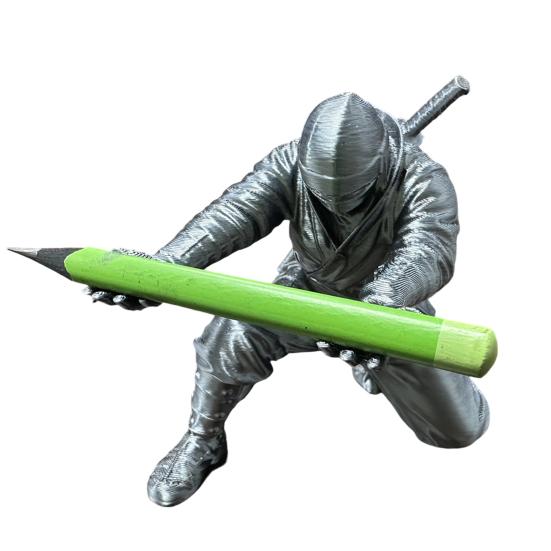 3D Printed Ninja Pen Holder Desk Organizer for Office Classroom Creative Pencil Stand Ornaments Study Gifts for Kid сірий
3D Printed Ninja Pen Holder Desk Organizer for Office Classroom Creative Pencil Stand Ornaments Study Gifts for Kid сірий