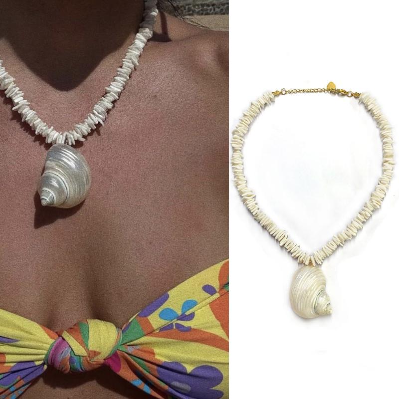 Vacation Style Conch Shell Necklace Summer Versatile Long Rope Pendant Necklace Trendy Retro Exaggerated Jewelry Accessories A36
Vacation Style Conch Shell Necklace Summer Versatile Long Rope Pendant Necklace Trendy Retro Exaggerated Jewelry Accessories A36