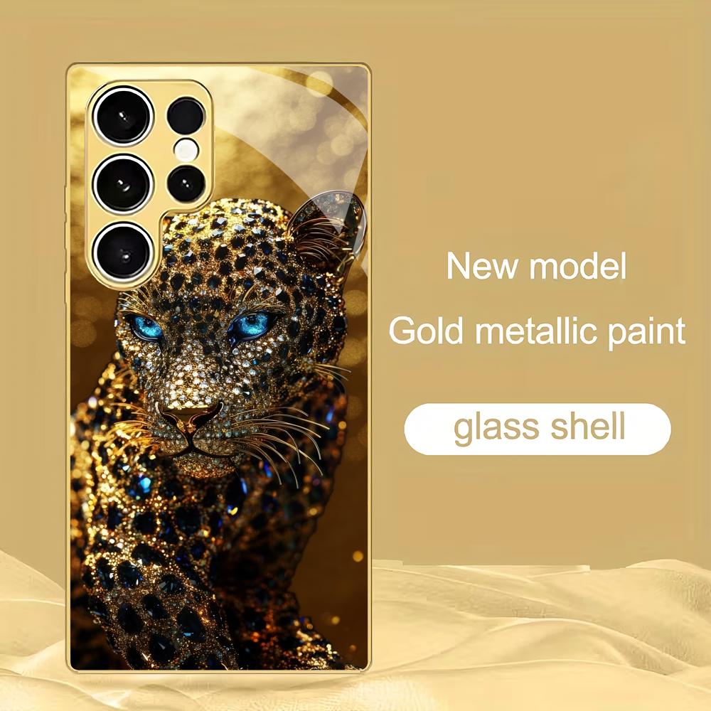 Golden Leopard electroplated glass phone case suitable for Samsung Galaxy S26 S25 S24 S23 S22 S20 FE/Ultra/Plus anti drop GalaxyS24FE
Golden Leopard electroplated glass phone case suitable for Samsung Galaxy S26 S25 S24 S23 S22 S20 FE/Ultra/Plus anti drop GalaxyS24FE