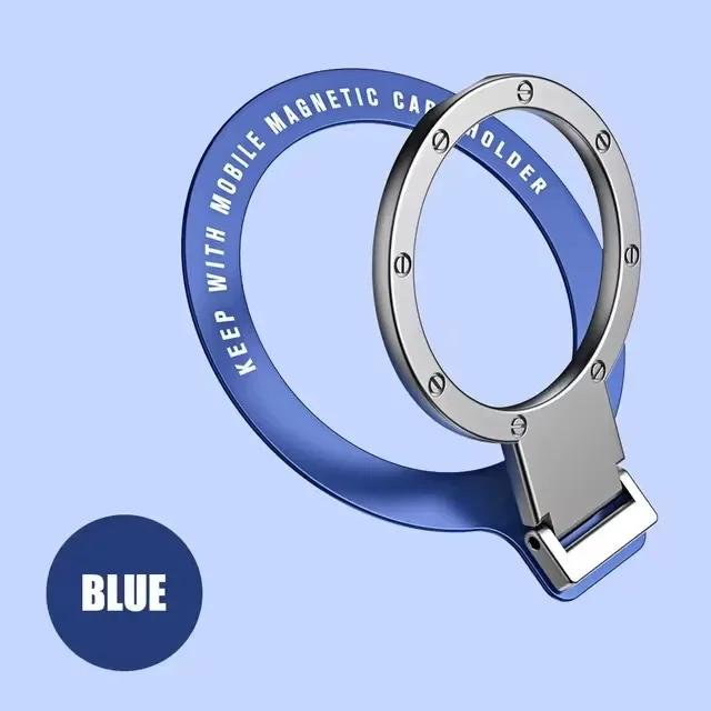 Для держателя MagSafe с магнитным кольцом, многоугольная клейкая стойка, магнитная подставка для пальцев, складной держатель для автомобильного телефона, подставка синий
Для держателя MagSafe с магнитным кольцом, многоугольная клейкая стойка, магнитная подставка для пальцев, складной держатель для автомобильного телефона, подставка синий